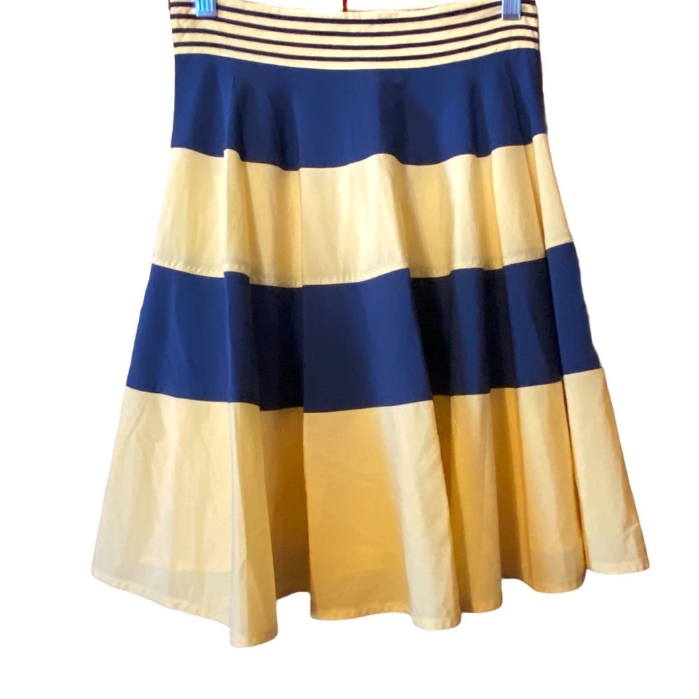 Z Spoke Zac Posen New York yellow blue skirt 2‎